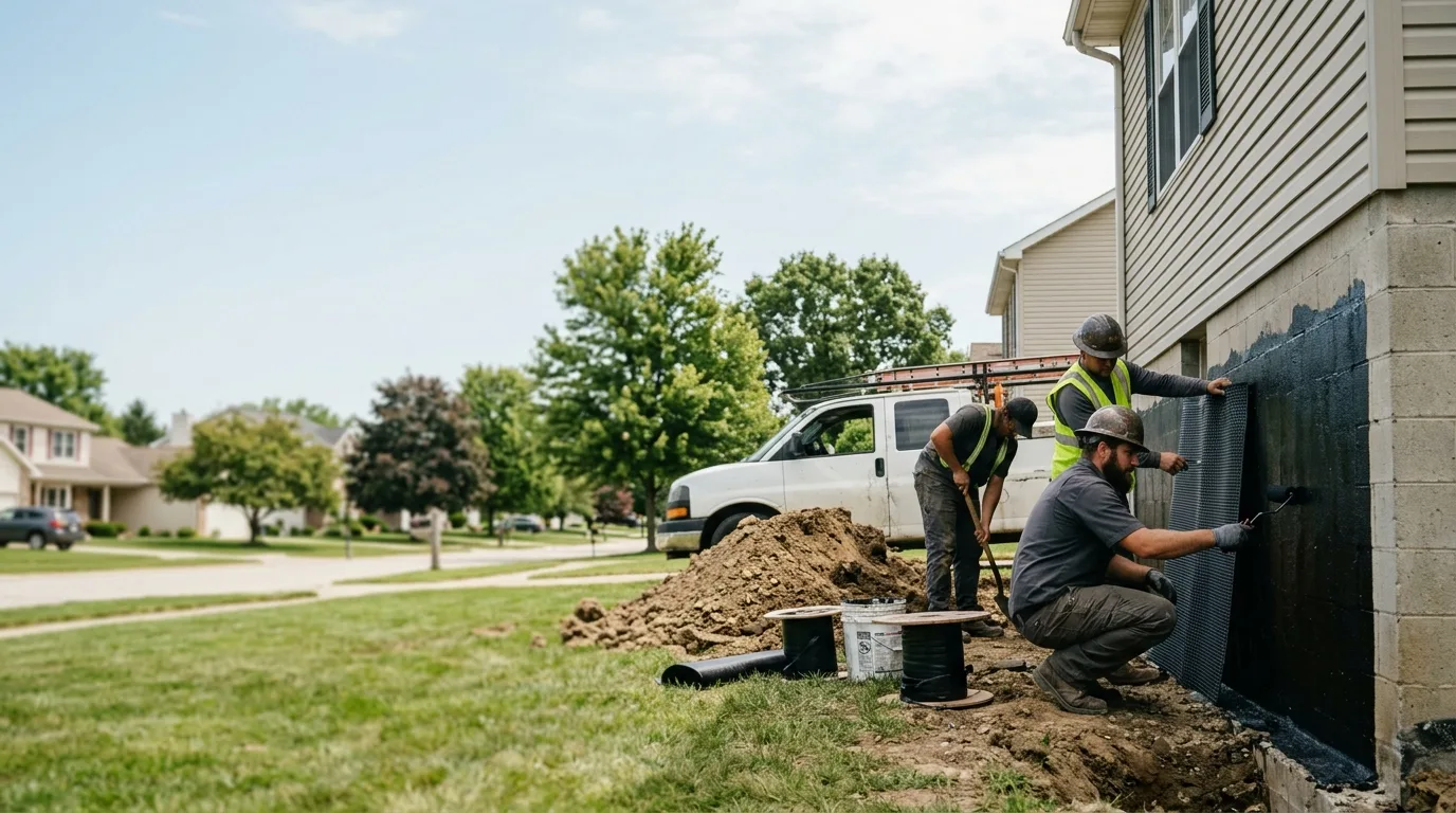 Basement Waterproofing in Bluff Springs, IL near me